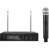 EXTREME WM1000D-V RADIOMICROFONO VHF PALMARE CAPSULA DINAMICA TRASMETTITORE + RICEVITORE TRUE DIVERSITY CON DISPLAY LCD