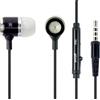 GEMBIRD METAL EARPHONES WITH MICROPHONE, BLACK