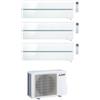 Mitsubishi Electric Climatizzatore Condizionatore MITSUBISHI ELECTRIC Trial Split 9+9+9 Serie KIRIGAMINE STYLE PEARL WHITE Inverter con MXZ-3F54VF WI-FI INTEGRATO R-32 9000+9000+9000 A+++/A++