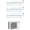 Mitsubishi Electric Climatizzatore Condizionatore MITSUBISHI ELECTRIC Trial Split 9+9+9 Serie KIRIGAMINE STYLE PEARL WHITE Inverter con MXZ-3F68VF WI-FI INTEGRATO R-32 9000+9000+9000 A++/A+