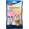 Trixie Creamy Snacks Tonno e Pesce Bianco Bustina Da 5x14g Snack Per Gatti