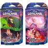 Disney Lorcana Cieli Scintillanti Starter decks bundle 2 mazzi versione Italiano