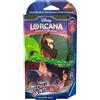 Disney Lorcana Cieli Scintillanti Starter deck Smeraldo Acciaio versione Italiano