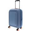 Mandarina Duck Logoduck + Trolley Cabin Exp P10SZV34, Luggage Suitcase Unisex - Adulto, Jeans, 35x55x23/26(LxHxW)