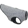 Kurgo Core Sweater - Maglione per Cani per Clima Freddo in Tessuto in Pile Lavorato a Maglia, con Collo Regolabile, Dettagli Riflettenti e Lavabile in Lavatrice - Nero Heather - M