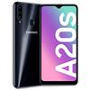 Samsung Galaxy A20s, Smartphone, Display 6.5 HD+, 3 Fotocamere Posteriori, 32 GB Espandibili, RAM 3 GB, Batteria 4000 mAh, 4G, Dual Sim, Android 10, 183 g, [Versione Italiana], Nero