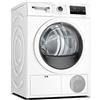 Bosch Electroménager Bosch WTH83V13FR - Asciugatrice pormpe a calore, serie 4-8 kg, 112 l, design antivibrazione, colore: Bianco