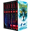 Foblit ltd Warriors Cat The Broken Code Series Books 1 - 6 Series 6 Collection Set By Erin Hunter (Lost Stars, Silent Thaw, Veil of Shadows, Darkness Within, Place of No Stars & Light in the Mist)