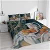 Italian Bed Linen SOGNI D'AUTORE Parure letto con stampa digitale, made in Italy, 04, Matrimoniale