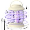 HDAKDDHG Zapper zanzare, portatile insetti, killer elettrico ricaricabile USB, killer di insetti UV 3in1, 360° Attract Fly Catcher trappole per mosche per uso domestico