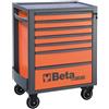 Beta Utensili Cassettiera porta attrezzi con 7 cassetti - arancio