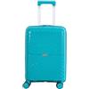 Pierre Cardin - Valigia Trolley rigido con rotelle girevoli 55x38x20 (Verde foresta)