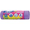LOGEX PROFESSIONAL Sacchi per immondizia - 70x110 cm - 120 L - 16 micron - viola - Logex Professional - rotolo da 10 sacchetti (unità vendita 1 pz.)