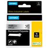 DYMO Nastro Rhino 18487 - 19 mm x 5,5 mt - poliestere - permanente - nero-metallo - Dymo (unità vendita 1 pz.)