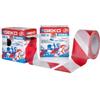 Geko Nastro segnaletico SIGNAL - 70 mm x 200 m - bianco-rosso - Geko (unità vendita 1 pz.)