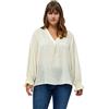 Peppercorn Helena blouse 1 Curve, Camicetta, Donna, Beige (0123 Almond Milk), 52