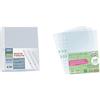 Favorit Buste Perforate, Lucide, Alto Spessore, 22 x 30 cm, 100 Pezzi, Trasparenti + Buste Perforate A4, 50 pezzi, 22 x 30 cm, Lisce e Trasparenti Bio-Based, Alto Spessore