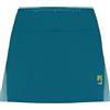 KARPOS 2500836-075 LAVAREDO Run Skirt Pantaloncini Donna Vintage Indigo/Spring Lake Taglia S