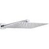 JOHO Grande Soffione per Doccia con Braccio a Parete-Soffione Doccia a Pioggia in Acciaio Inox -Docce Fisse con Getti In Silicone Anticalcare - Rettangolare 35 x 25 cm con Braccio 37 cm, Cromo