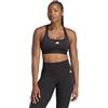 adidas Reggiseno Sportivo da Donna Powerreact per Allenamento Medio, XSAB Nero