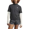 adidas Giacca a maniche corte da donna Run It, Nero, XL