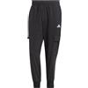 adidas Essentials Small Logo Woven Cargo Ankle Length Pants - Pantaloni Uomo, Nero,