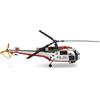 herpa Elicottero Polizia Nordrhein-Westfalen Sud Aviation SA 319 Alouette III, miniatura in scala 1:72, pezzo da collezione, modello senza base, metallo