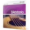 D'Addario Corde Chitarra Acustica | Corde per Chitarra Acustica | Corde Acustica | EJ38H Set Corde Acustica EJ Phosphor BRZ RND WND, 10-27