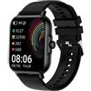 Generico Orologio smartwatch con chiamata bluetooth e risposta vivavoce, impermeabile,fitness da 1,85'', cronometro, monitoraggio sonno, notifiche Messaggi Assistente Vocale,facebook,whatsapp,per IOS e ANDROID