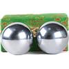 STCREE Palline Baoding in acciaio inox con campanelle 4,8 cm per esercizi manuali e massaggi, sollievo dallo stress, terapia delle mani, TQGJST56