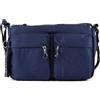 Mandarina Duck Md 20 P10QMTX5, Borsa A Tracolla Donna, Grigio (Dress Blue), 28x18x9 (L x H x W)