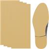 XINSUO® 25cm Suola Pads Antiscivolo,4 Pezzi suola in gomma antiscivolo, Proteggi Tallone per Scarpe,Adesivi Antiscivolo per Scarpe Usura Ridotta Della Suola per Uomo e Donna(Cachi)