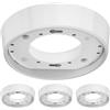 ledscom.de 4 pezzi Plafoniera/porta lampada INEL, bianco, 1x GX53 max. 25W