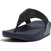 Fitflop Lulu Opul Toe-Post Sandals, Sandali Donna, Blu Scuro, 36 EU