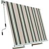 BIACCHI ETTORE SRL Tenda da sole a caduta 3x2,5 mt beige/bordeaux, beige/verde, beige/ocra, beige finestra o balcone MILOS (Beige / Verde)