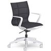 Sedus Se:Joy - Sedia girevole in maglia, 86 x 78 x 99 cm, colore: Nero/Bianco