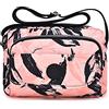 tuokener Borsa a Spalla Borsetta Donna Tracolla in Nylon Impermeabile da Viaggio Crossbody Bag Waterproof (Rosa stampa)