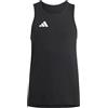 adidas Bambino Adizero Team Singlet Kids, Black/White, 5-6 Years
