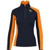 KARPOS 2532022-013 Federa H.-Z W Fleece Maglia Lunga Donna Vulcan/Vibrant Orange Taglia XXL