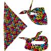 W WIDMANN MILANO Party Fashion - Bandana, 55 x 55 cm, Foulard, Fazzoletto, Accessorio per costumi