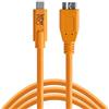 Tether Tools USB-C a 3.0 Micro- B 4,60m orange