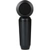 Shure Microfono a condensatore PGA181 - Microfono a condensatore laterale per strumenti e voci con pattern di pick-up cardioide, connettore XLR a 3 pin, adattatore per supporto e custodia con