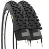 ECOVELO 2 COPERTONI 29 x 2.25 (57-622) COPPIA DI PNEUMATICI TASSELLATI NERI IN GOMMA X MTB 29" MOUNTAIN BIKE