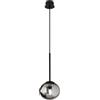 Ondaluce Lampada a sospensione JEWEL in metallo e vetro soffiato D17 cm 1 Luce Nero