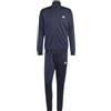 adidas Tuta da uomo con logo lineare, taglia XS, Legend Inchiostro/Bianco, XS corto