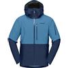 Norrona - Giacca da Sci/snowboard in Gore-Tex® - Lofoten Gore-Tex Jacket M's Hawaiian Surf/Indigo Night per Uomo - Taglia S - Blu