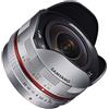 Samyang Obiettivo 7,5mm F/3,5 UMC Fish-Eye MFT per Micro Quattroterzi, Silver