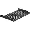 Pyle Mensola per Rack 48 cm 1U Server, Armadio Rack Ventilata per Computer e Reti, per Casa o Ufficio, Mensola Universale per Server e Cabinet, Nero