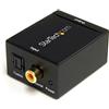 StarTech.com Convertitore audio da coassiale digitale SPDIF o ottico Toslink a RCA stereo, Convertitore digitale audio (SPDIF2AA)