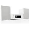 Denon CEOL N10 Mini impianto audio domestico, Bluetooth/WLAN/AirPlay 2/HEOS, Grigio, Bianco 130 W